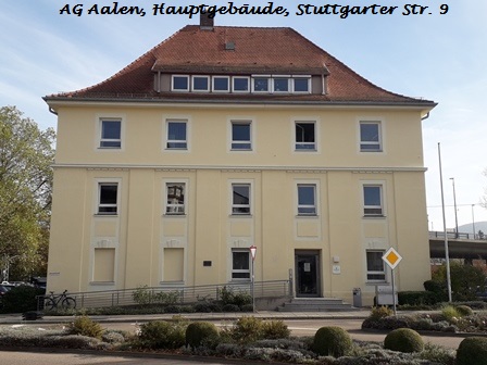 AG Aalen - Bild Gebäude Stuttgarter Strasse 9